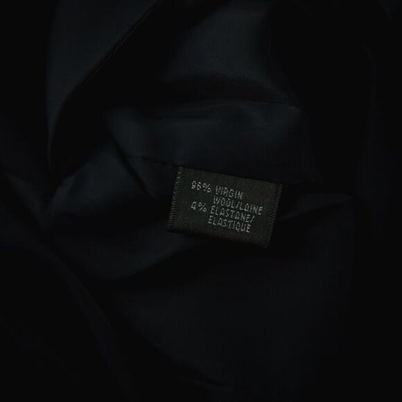 Lafayette 148 New York Size 4 Blue Stretch Wool Sleeveless Sheath Career Dress - Picture 6 of 8